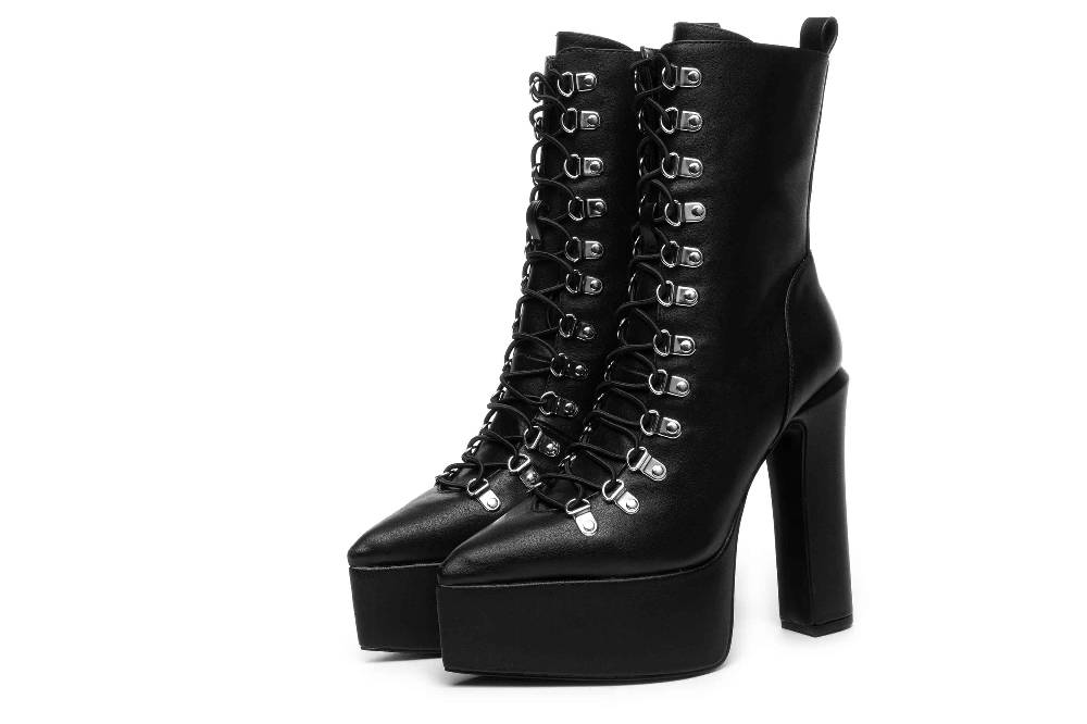 Giaro Stiefeletten In Übergrößen Schwarz [D2C] SCENIC BLACK MATTE Große Damenschuhe