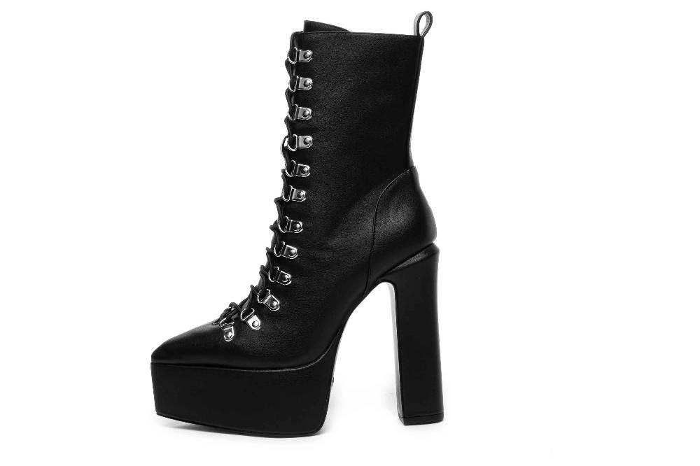 Giaro Stiefeletten in Übergrößen Schwarz [D2C] SCENIC BLACK MATTE große Damenschuhe