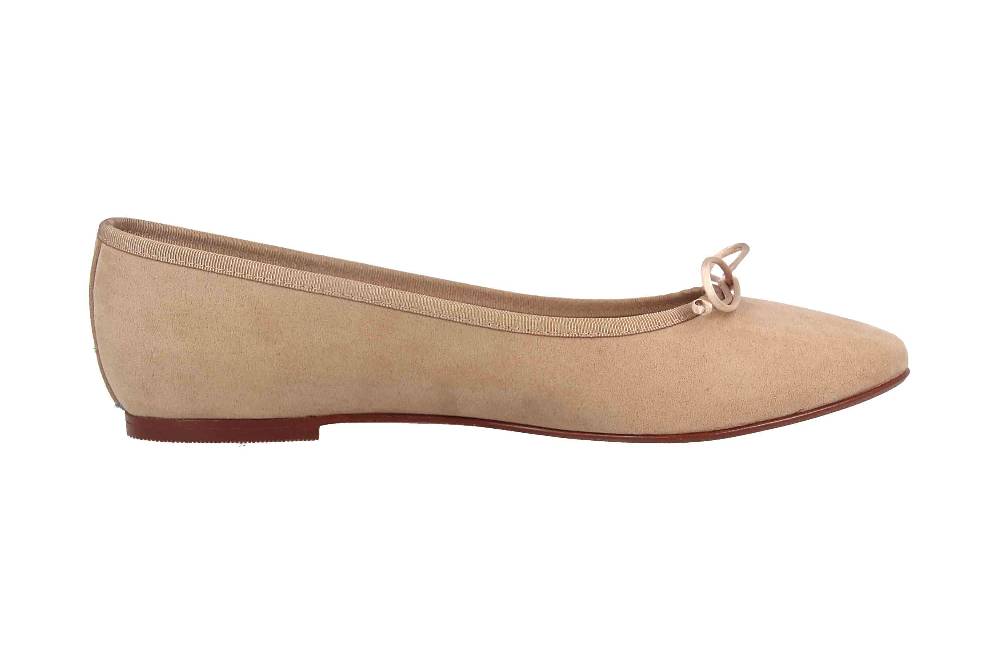 GIULIA Ballerinas In Übergrößen Beige 68183 Große Damenschuhe