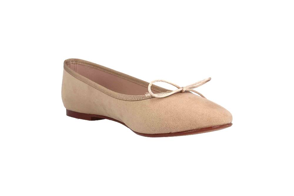 GIULIA Ballerinas In Übergrößen Beige 68183 Große Damenschuhe