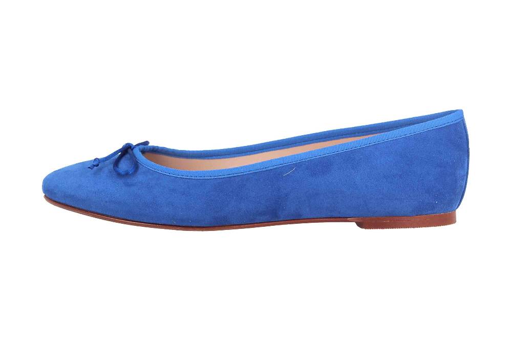 GIULIA Ballerinas in Übergrößen Blau 68181 große Damenschuhe