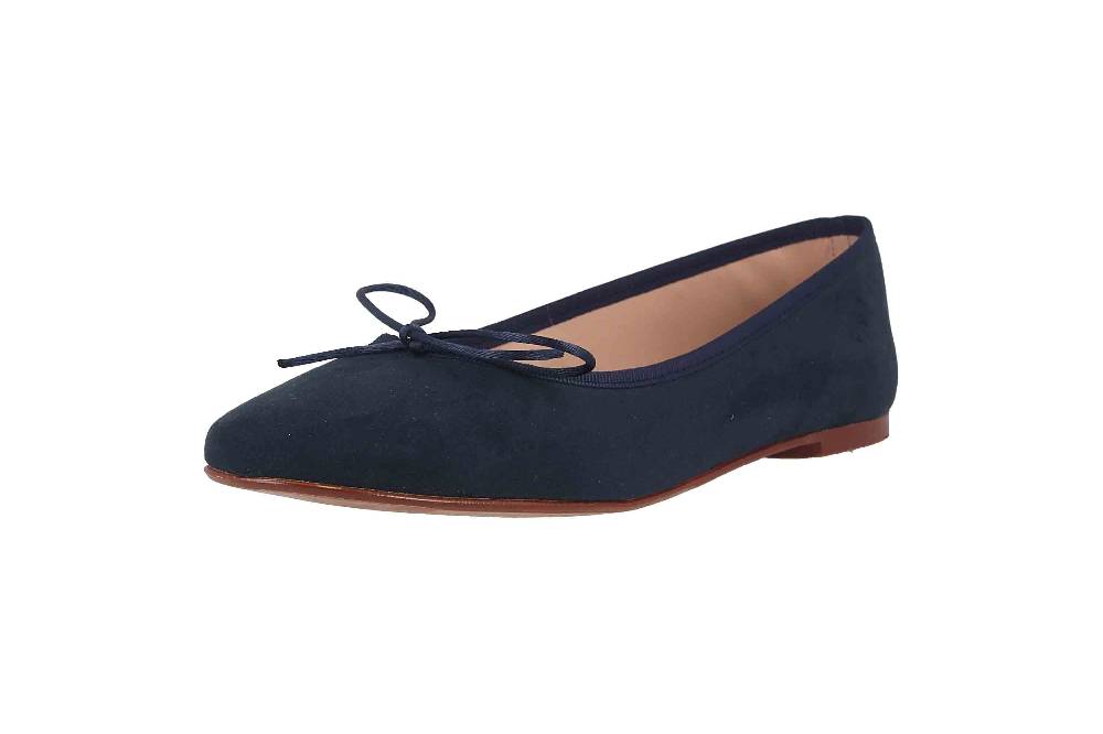 GIULIA Ballerinas In Übergrößen Blau 68189 Große Damenschuhe