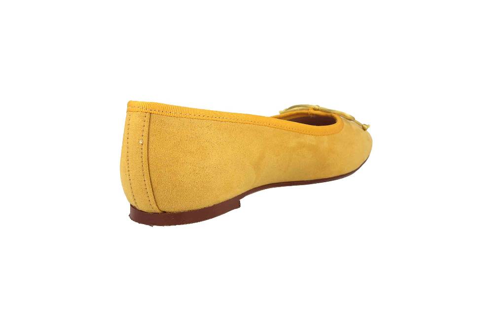 GIULIA Ballerinas in Übergrößen Gelb 68198 große Damenschuhe