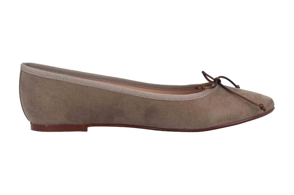 GIULIA Ballerinas In Übergrößen Grau 68197 Große Damenschuhe