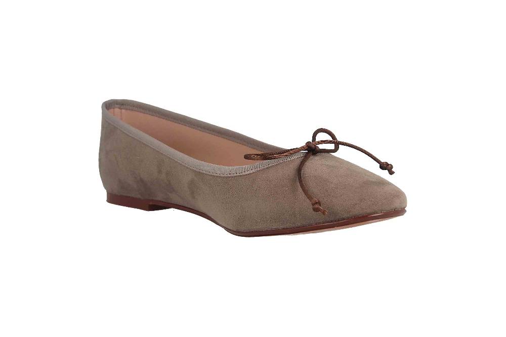 GIULIA Ballerinas In Übergrößen Grau 68197 Große Damenschuhe