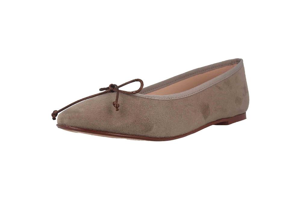 GIULIA Ballerinas In Übergrößen Grau 68197 Große Damenschuhe