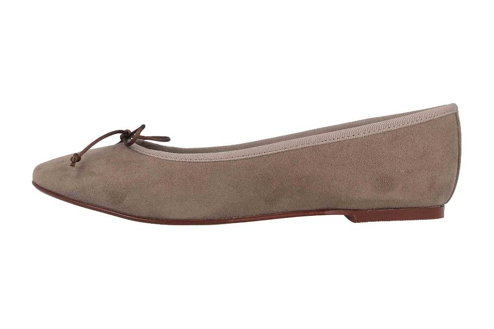 GIULIA Ballerinas in Übergrößen Grau 68197 große Damenschuhe