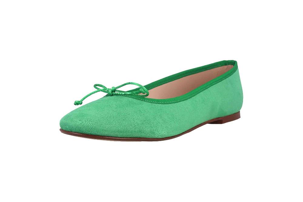 GIULIA Ballerinas In Übergrößen Grün 68185 Große Damenschuhe