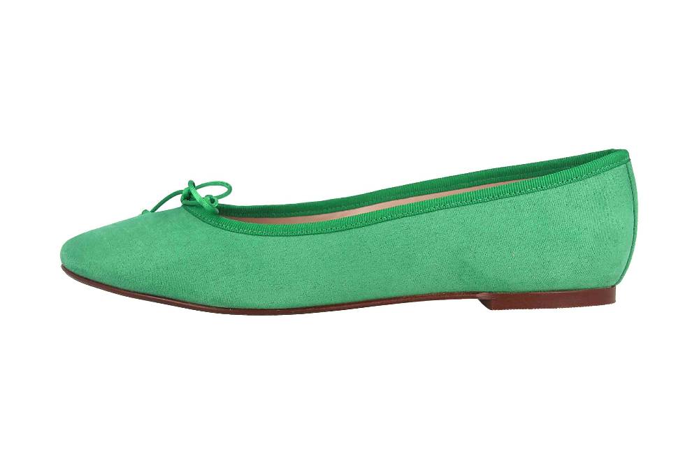 GIULIA Ballerinas in Übergrößen Grün 68185 große Damenschuhe