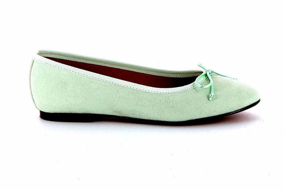 GIULIA Ballerinas In Übergrößen Grün 68410 Große Damenschuhe