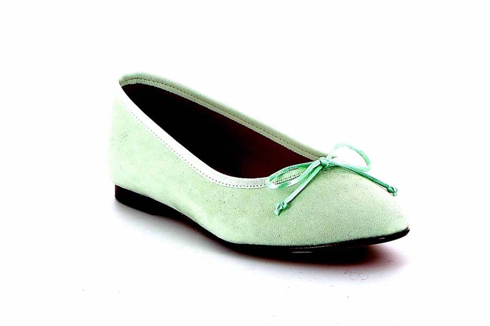 GIULIA Ballerinas In Übergrößen Grün 68410 Große Damenschuhe