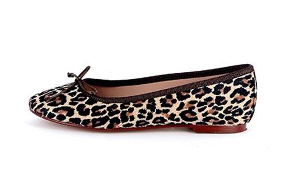 GIULIA Ballerinas in Übergrößen Mehrfarbig 68318 ARENA LEOPARDO große Damenschuhe