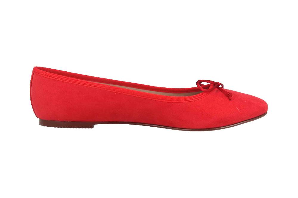 GIULIA Ballerinas In Übergrößen Rot 68192 Große Damenschuhe