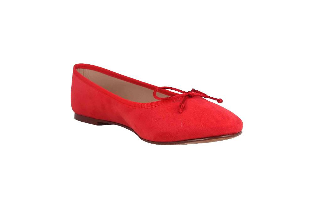 GIULIA Ballerinas In Übergrößen Rot 68192 Große Damenschuhe
