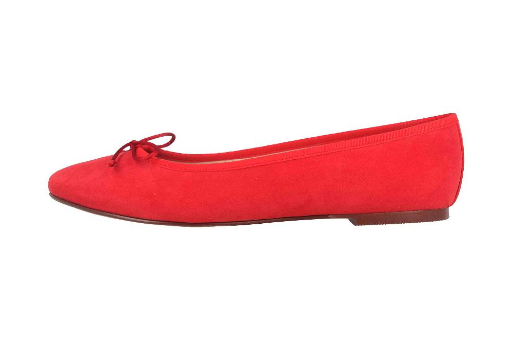 GIULIA Ballerinas in Übergrößen Rot 68192 große Damenschuhe