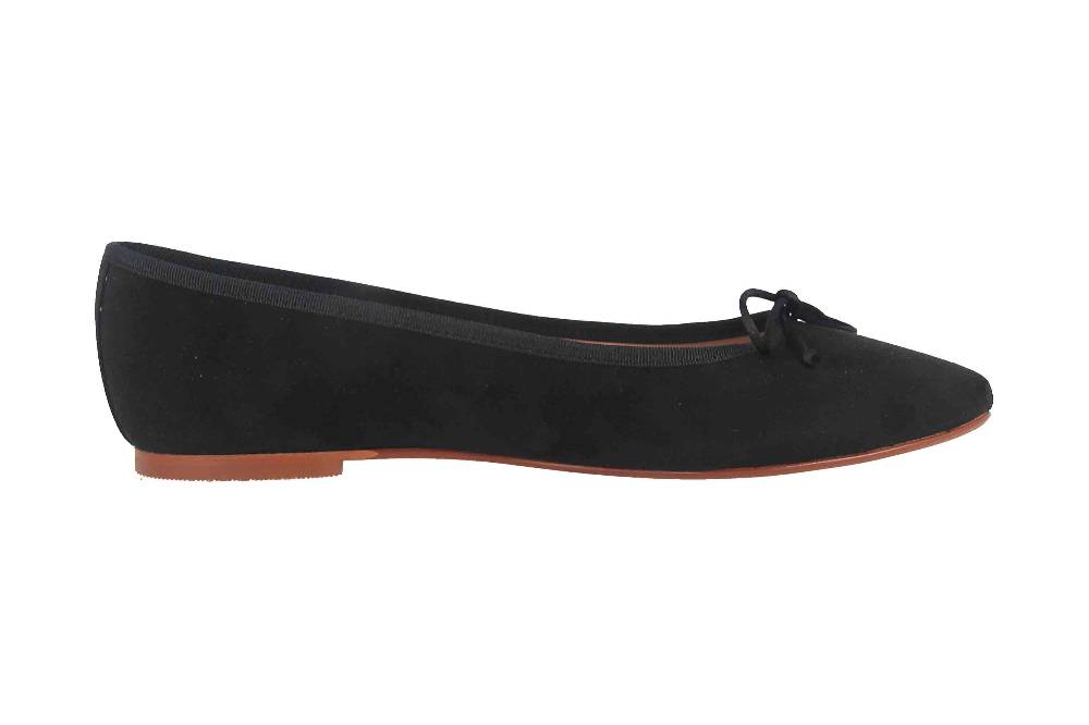 GIULIA Ballerinas In Übergrößen Schwarz 68193 Große Damenschuhe