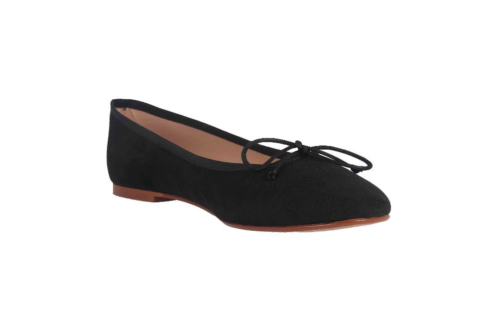 GIULIA Ballerinas In Übergrößen Schwarz 68193 Große Damenschuhe