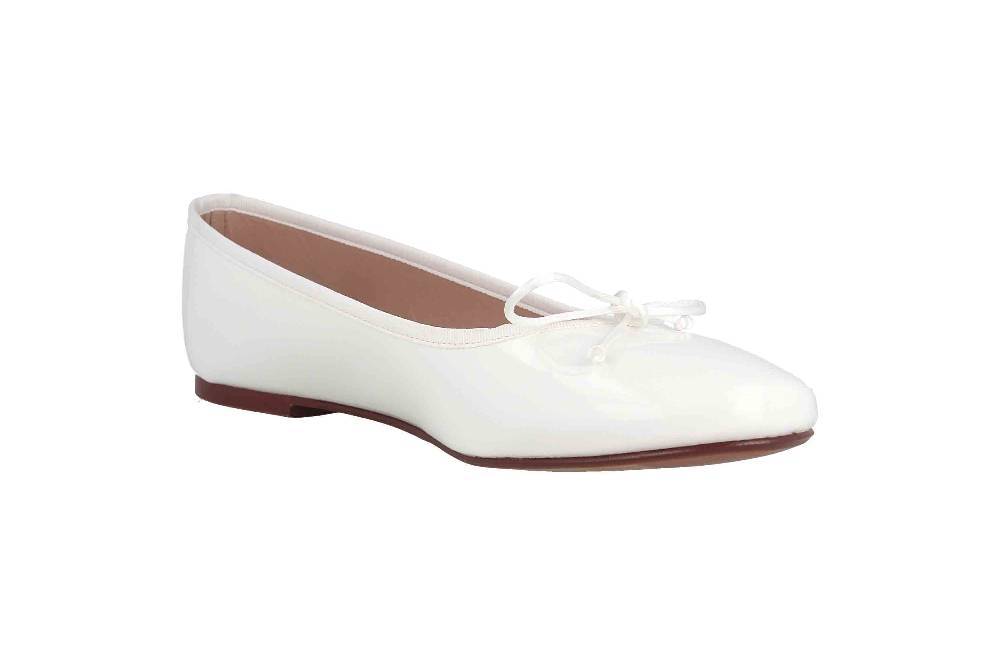 GIULIA Ballerinas In Übergrößen Weiß 68176 Große Damenschuhe