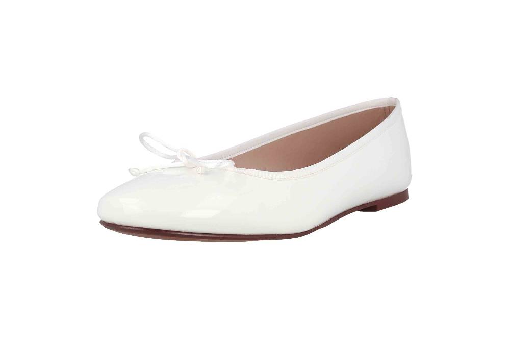 GIULIA Ballerinas In Übergrößen Weiß 68176 Große Damenschuhe