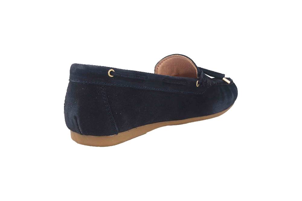 GIULIA Mokassin In Übergrößen Blau 71507 Große Damenschuhe