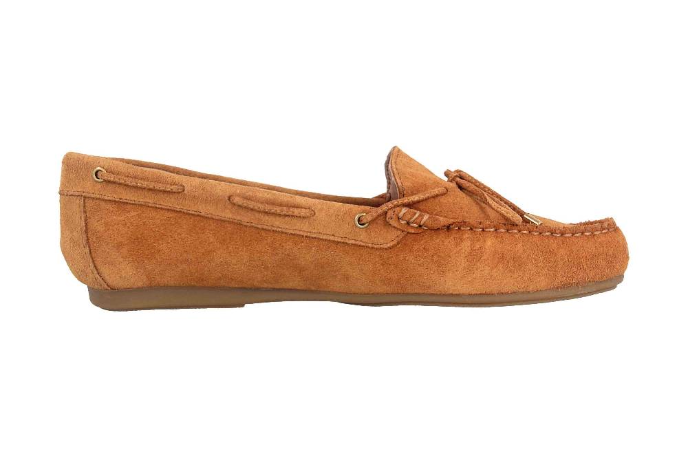 GIULIA Mokassin In Übergrößen Braun 71506 Große Damenschuhe
