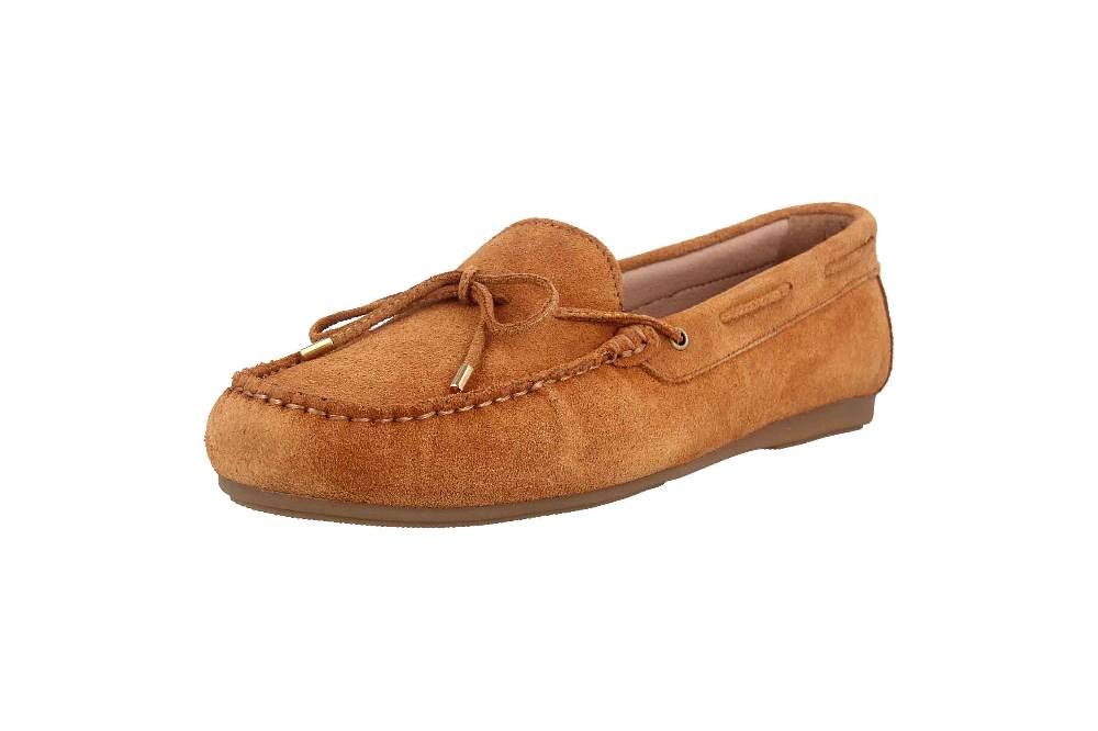 GIULIA Mokassin In Übergrößen Braun 71506 Große Damenschuhe