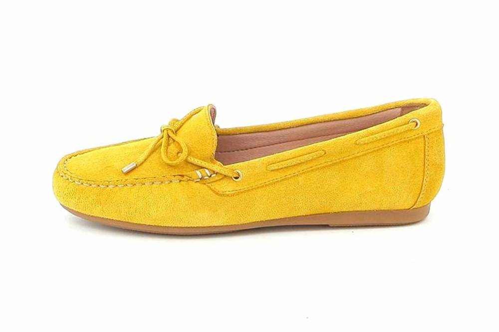 GIULIA Mokassin in Übergrößen Gelb 71511 SHADE SERRAJE große Damenschuhe