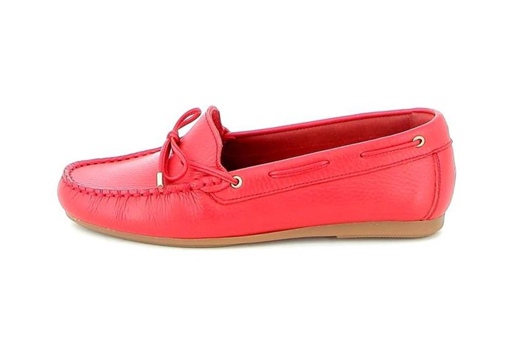 GIULIA Mokassin in Übergrößen Rot 73344 MARLBORO NAPA große Damenschuhe