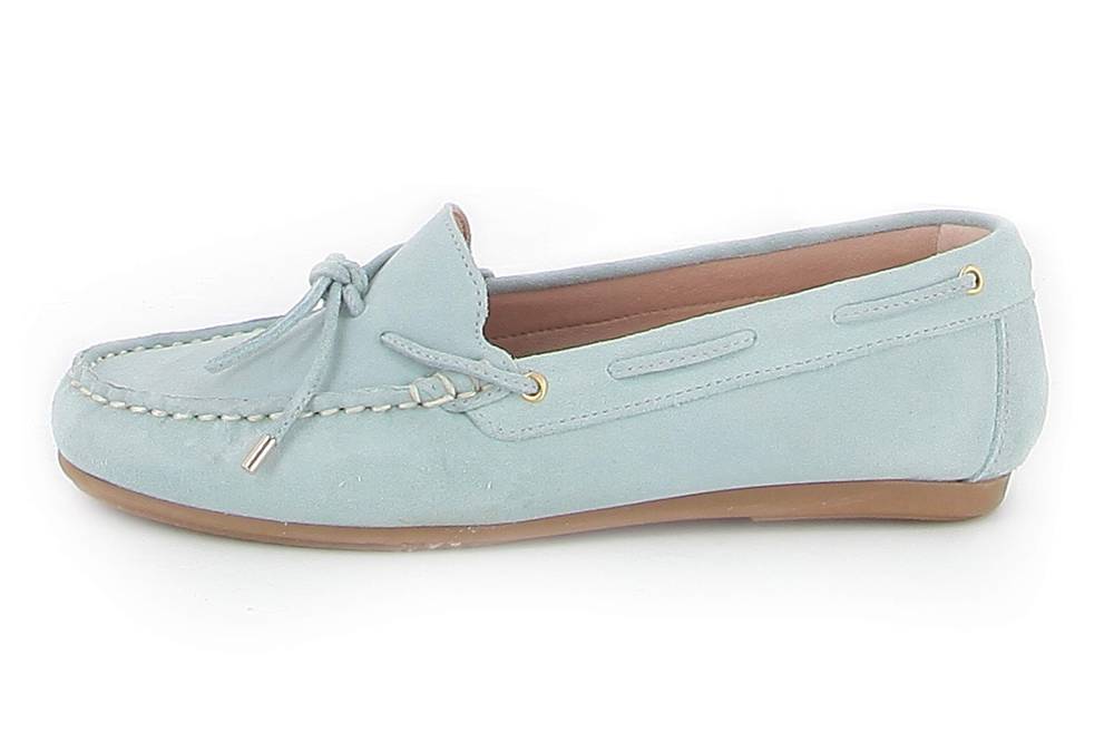 GIULIA Mokassin in Übergrößen Türkis 74359 CIELO SERRAJE große Damenschuhe
