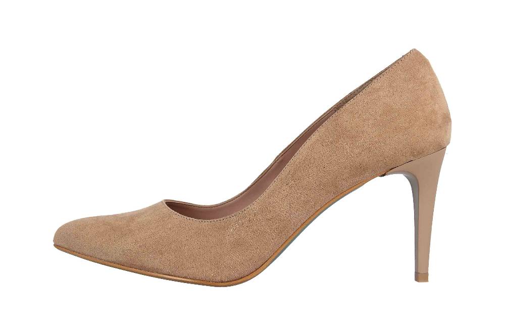 GIULIA Pumps in Übergrößen Beige 64436 große Damenschuhe