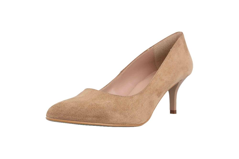 GIULIA Pumps In Übergrößen Beige 65793 Große Damenschuhe