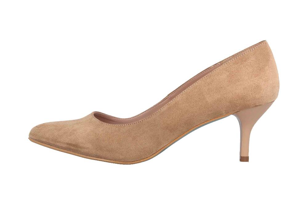 GIULIA Pumps in Übergrößen Beige 65793 große Damenschuhe