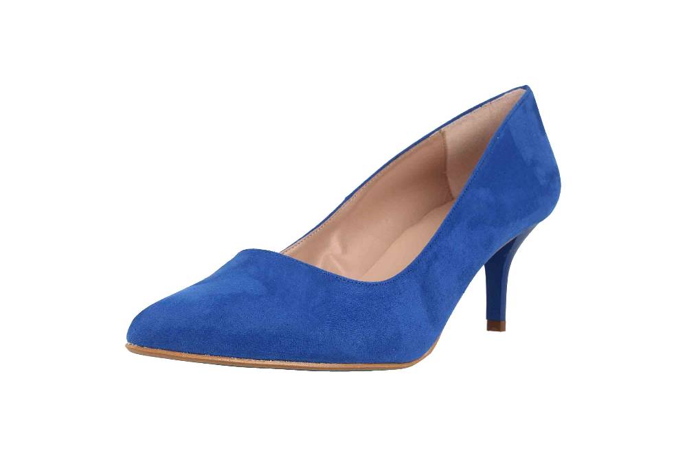 GIULIA Pumps In Übergrößen Blau 65790 Francia Ante Große Damenschuhe