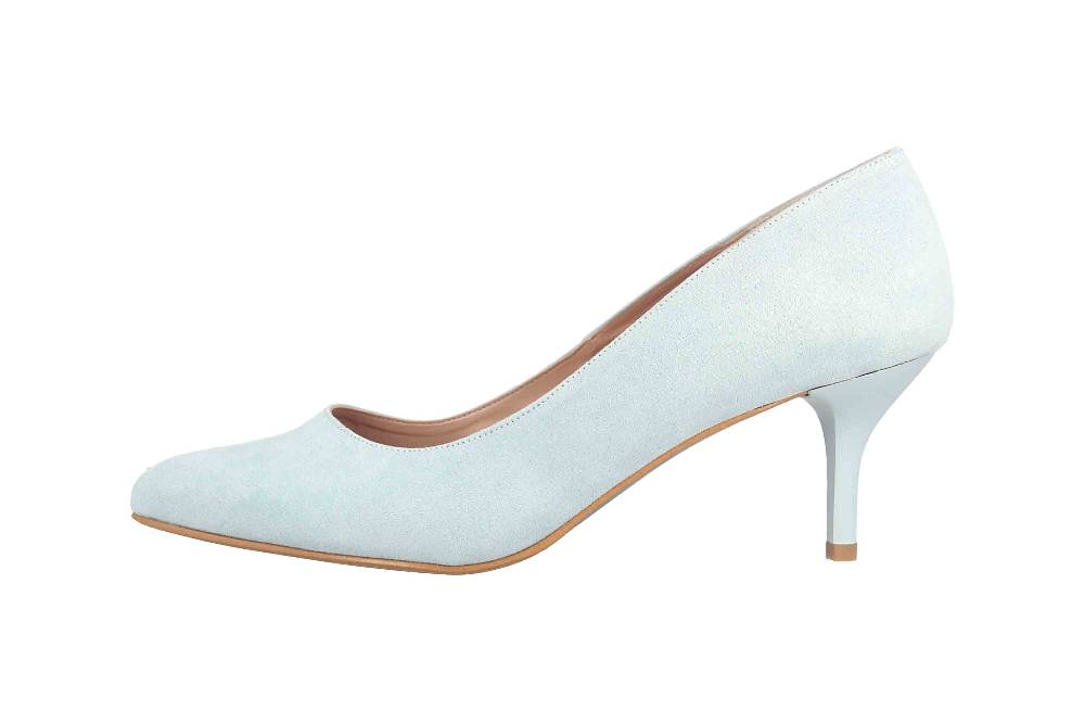 GIULIA Pumps in Übergrößen Blau 68400 große Damenschuhe