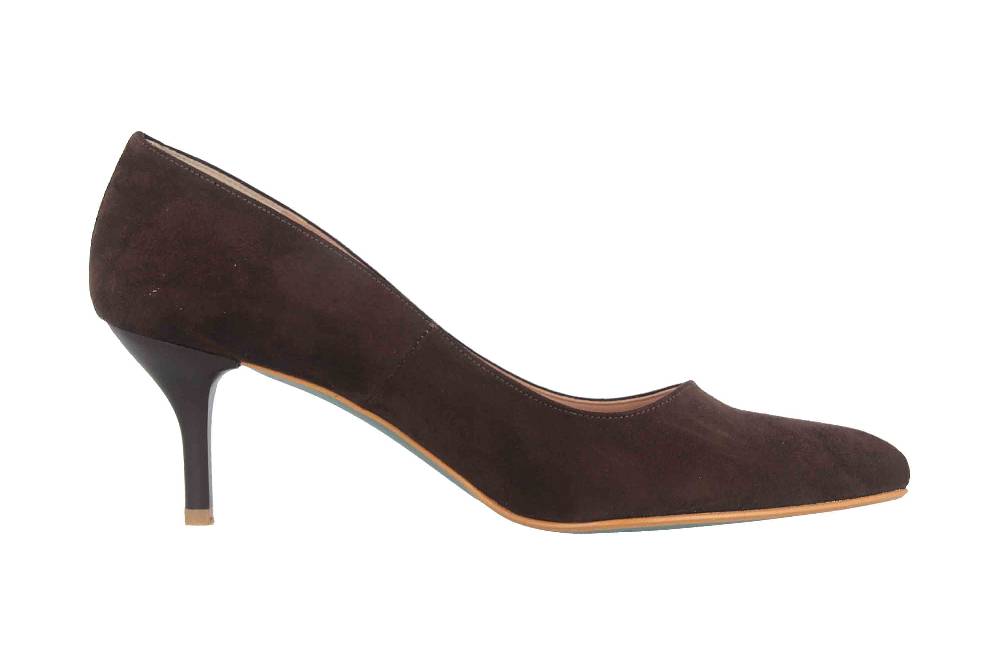 GIULIA Pumps In Übergrößen Braun 68398 MORO ANTE Große Damenschuhe