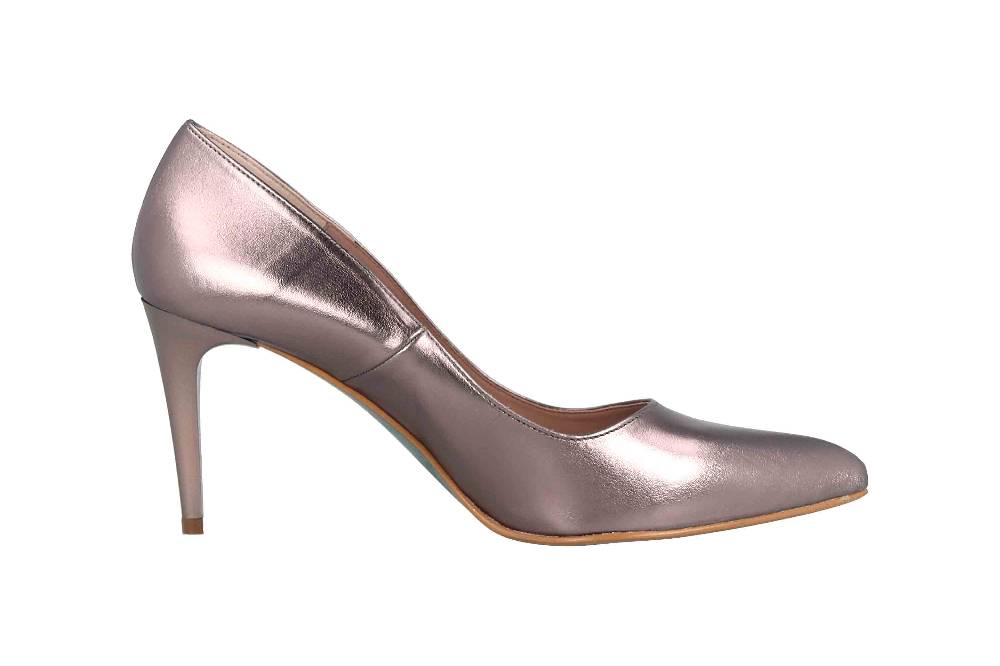 GIULIA Pumps In Übergrößen Bronze 64421 BRONCE NAPA METAL Große Damenschuhe
