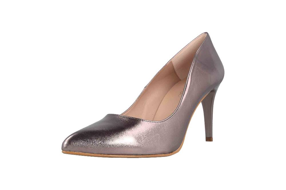 GIULIA Pumps In Übergrößen Bronze 64421 BRONCE NAPA METAL Große Damenschuhe