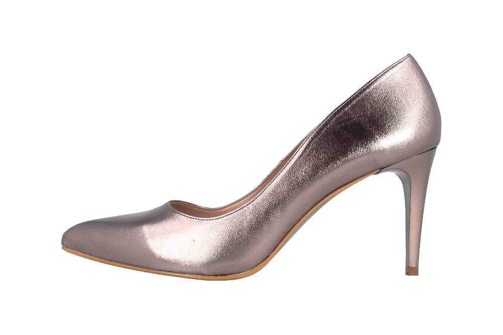 GIULIA Pumps in Übergrößen Bronze 64421 BRONCE NAPA METAL große Damenschuhe