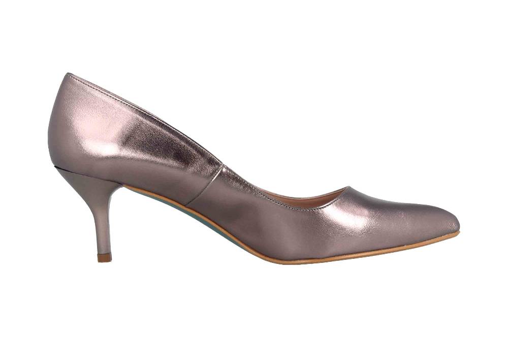 GIULIA Pumps In Übergrößen Bronze 65782 BRONCE NAPA METAL Große Damenschuhe
