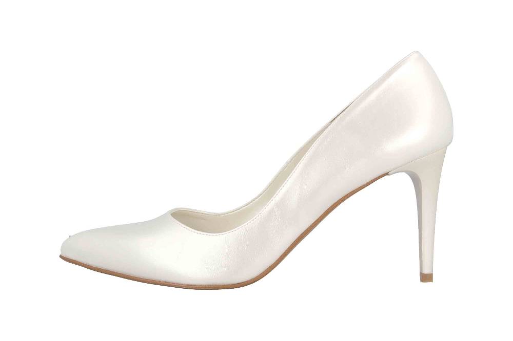 GIULIA Pumps in Übergrößen Elfenbein G.8.Giulia 8 Novia Napa große Damenschuhe