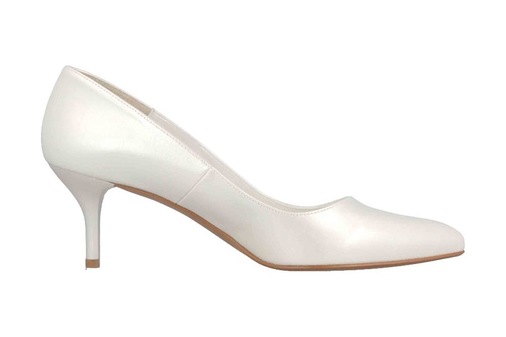 GIULIA Pumps In Übergrößen Elfenbein G.8.Razy Novia Napa Große Damenschuhe