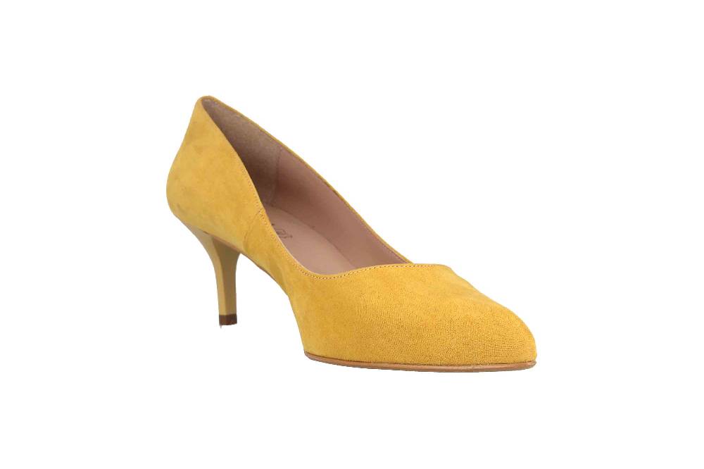 GIULIA Pumps In Übergrößen Gelb 65810 Große Damenschuhe