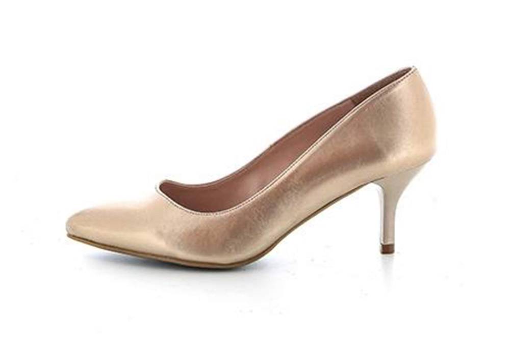 GIULIA Pumps in Übergrößen Gold 65799 LIGHT GOLD VITELO DORE große Damenschuhe