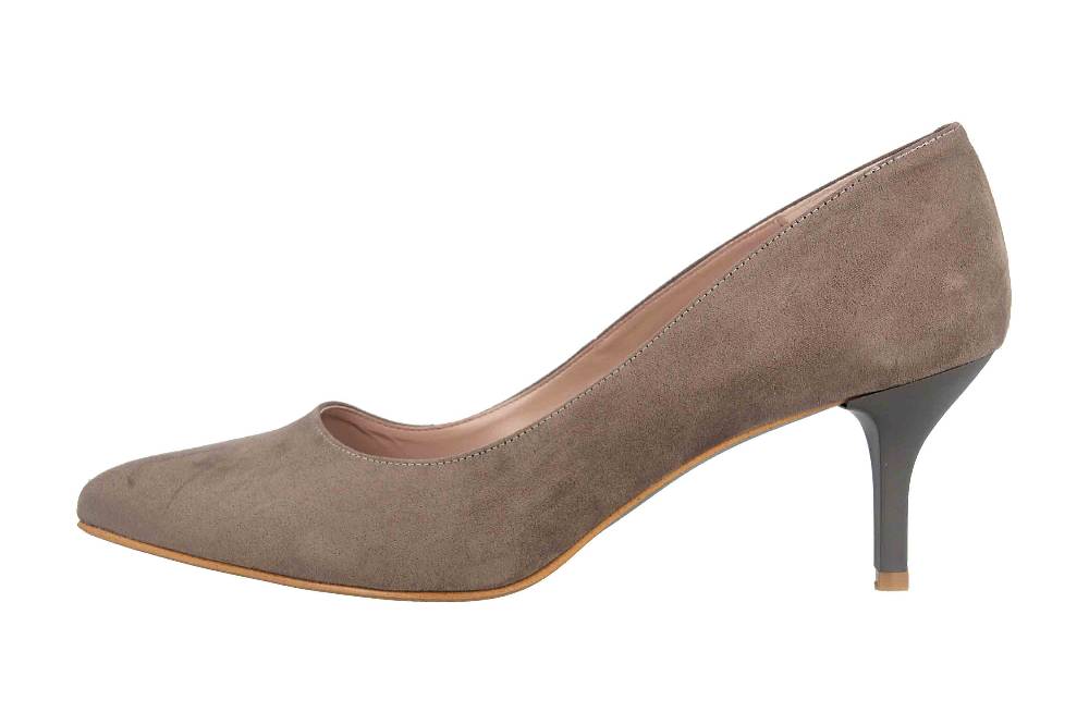 GIULIA Pumps in Übergrößen Grau 65809 große Damenschuhe