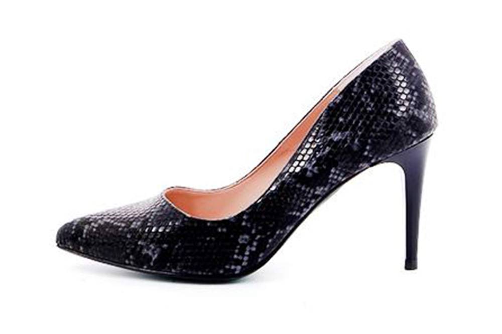 GIULIA Pumps in Übergrößen Grau 68386 ANTRACITA HABIBI große Damenschuhe