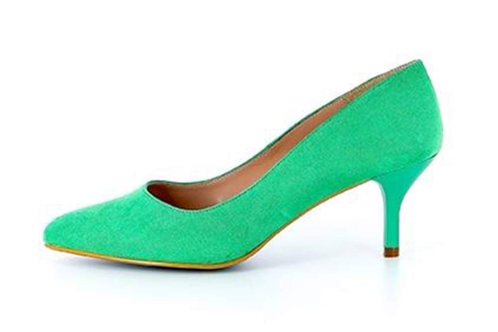 GIULIA Pumps in Übergrößen Grün 65795 GRASS ANTE große Damenschuhe