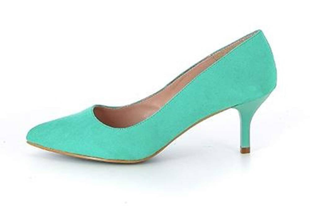 GIULIA Pumps in Übergrößen Grün 65796 GREEN ANTE große Damenschuhe