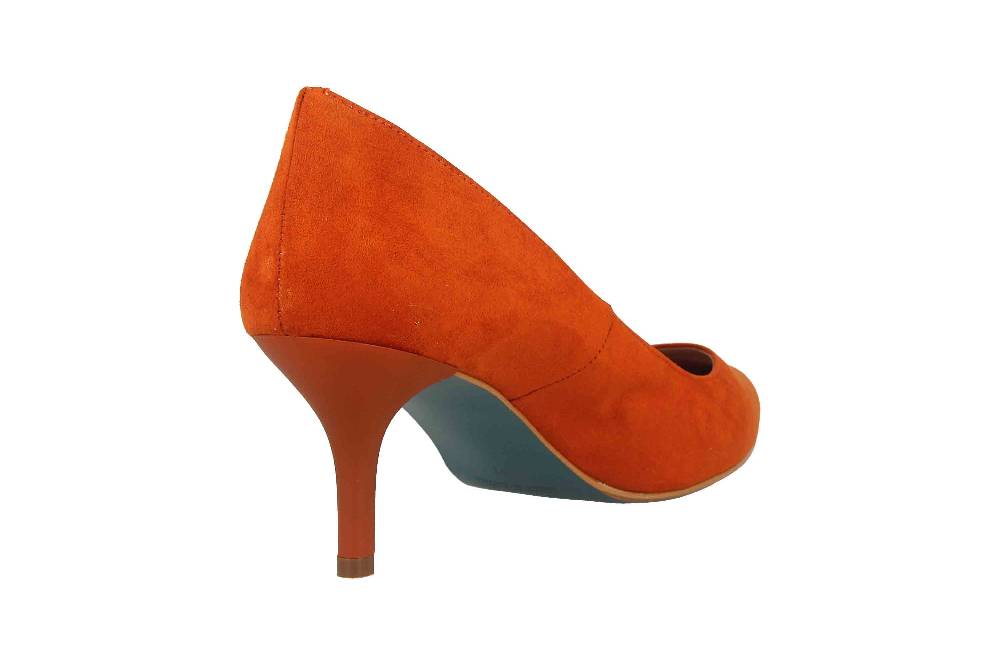 GIULIA Pumps In Übergrößen Orange 66268 Große Damenschuhe