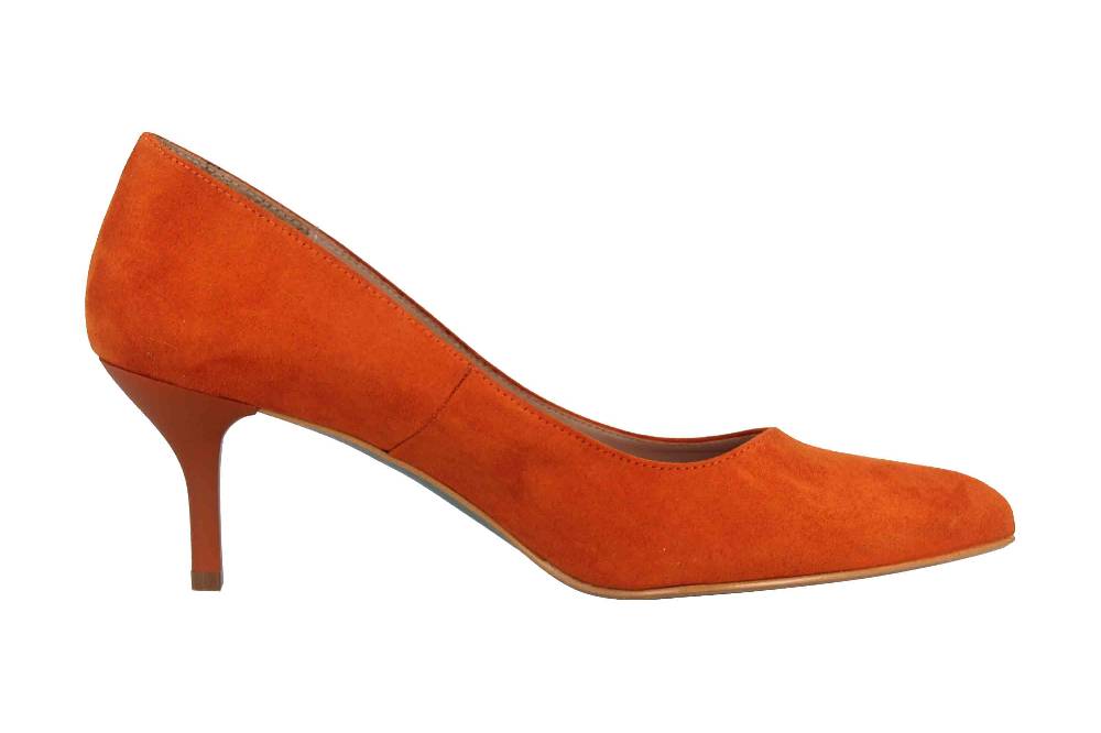 GIULIA Pumps In Übergrößen Orange 66268 Große Damenschuhe
