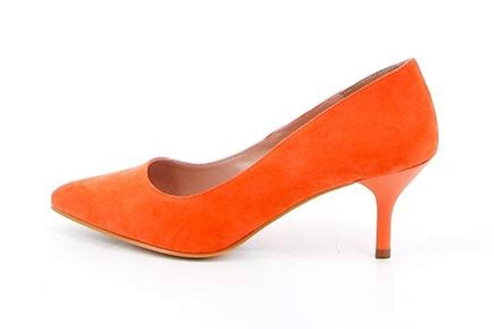 GIULIA Pumps in Übergrößen Orange 68166 ORANGE ANTE große Damenschuhe